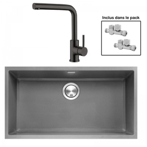 Pack : BRADANIT 73 U GRIS + AVISIO ECO 90 BLACK