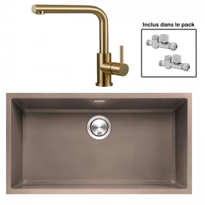 Pack : BRADANIT 73 U MOKA + AVISIO ECO 90 LAITON