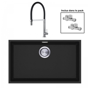 Pack : BRADANIT 62 U NOIR + TANARO BLACK