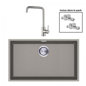 Pack : BRADANIT 62 U MOKA + ARRONE INOX
