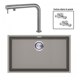 Pack : BRADANIT 62 U MOKA + FINO INOX 316