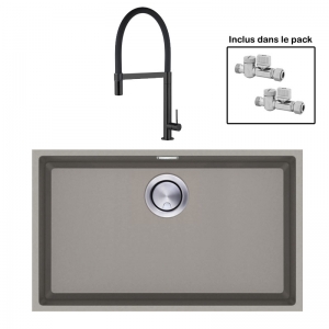 Pack : BRADANIT 62 U MOKA + TANARO ALL BLACK