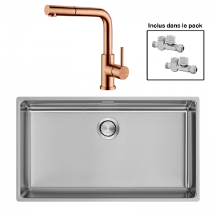 Pack : CIANE 71.4 + AVISIO DOUCHETTE CUIVRE ECO90