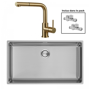 Pack : CIANE 71.4 + AVISIO DOUCHETTE LAITON ECO90