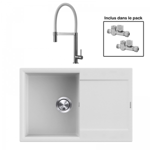 Pack : BRADANIT 38 BLANC + TANARO BLANC