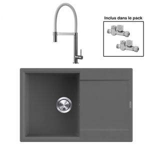Pack : BRADANIT 38 GRIS + TANARO BLANC