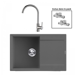 Pack : BRADANIT 38 GRIS + ALLIA INOX