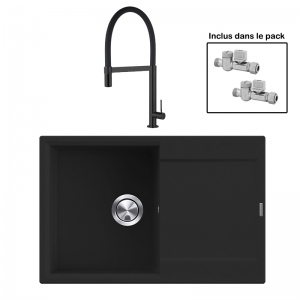 Pack : BRADANIT 38 NOIR + TANARO ALL BLACK