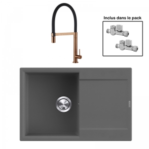 Pack : BRADANIT 38 GRIS + TANARO CUIVRE