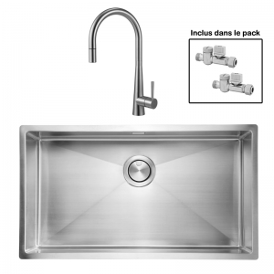 Pack : ALLARO V74 VIBRE + ALENTO DOUCHETTE INOX