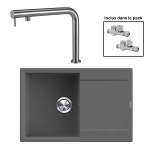 Pack : BRADANIT 38 GRIS + FINO INOX 316