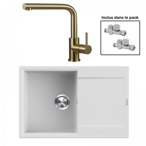 Pack : BRADANIT 38 BLANC + AVISIO ECO 90 LAITON