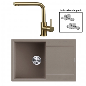 Pack : BRADANIT 38 MOKA + AVISIO ECO 90 LAITON