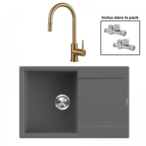 Pack : BRADANIT 38 GRIS + ALLIA DOUCHETTE GOLD