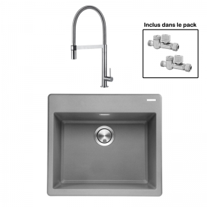 Pack : BRADANIT 51 GRIS + TANARO INOX