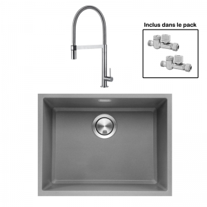 Pack : BRADANIT 51 U GRIS + TANARO INOX