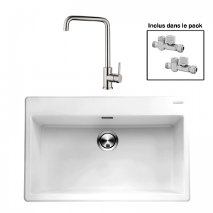 Pack : BRADANIT 73 BLANC + ARRONE INOX