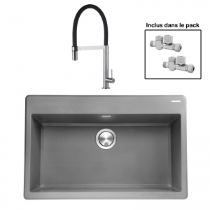 Pack : BRADANIT 73 GRIS + TANARO BLACK