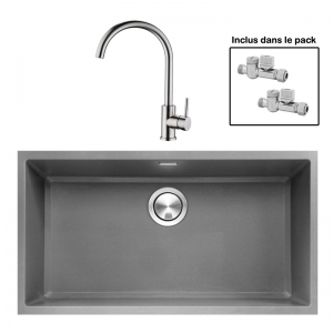 Pack : BRADANIT 73 U GRIS + ALLIA INOX