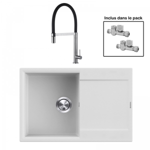 Pack : BRADANIT 38 BLANC + TANARO BLACK