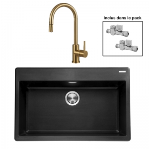 Pack : BRADANIT 73 NOIR + ALLIA DOUCHETTE GOLD
