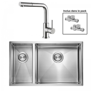 Pack : ALLARO 1845 + AVISIO DOUCHETTE 90 INOX